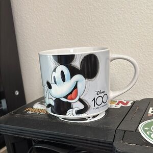 Disney Mickey Mouse Black and White Ceramic Mug